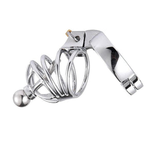 cage chasteté avec plug uretre abstinence